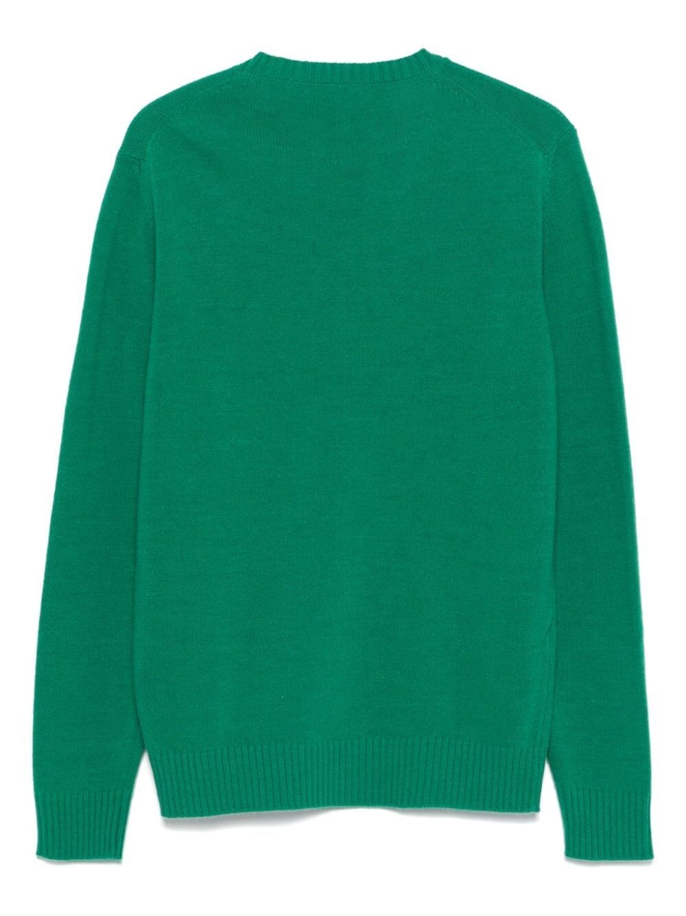 ROUND-NECK CASHMERE BLEND SWEATER