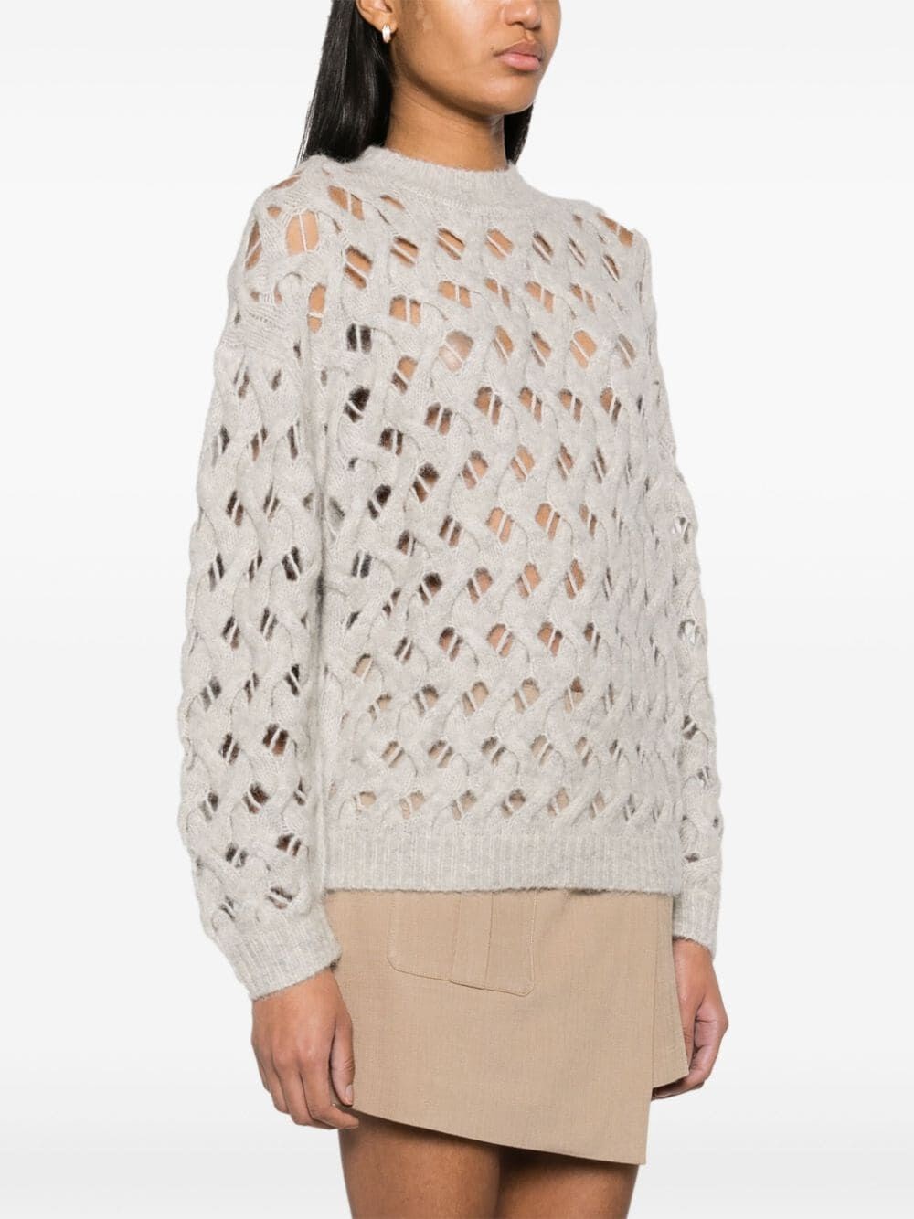 AURELIA OPEN-KNIT JUMPER