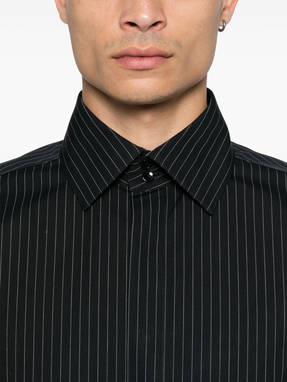 STRIPED POPLIN CASSANDRE SHIRT