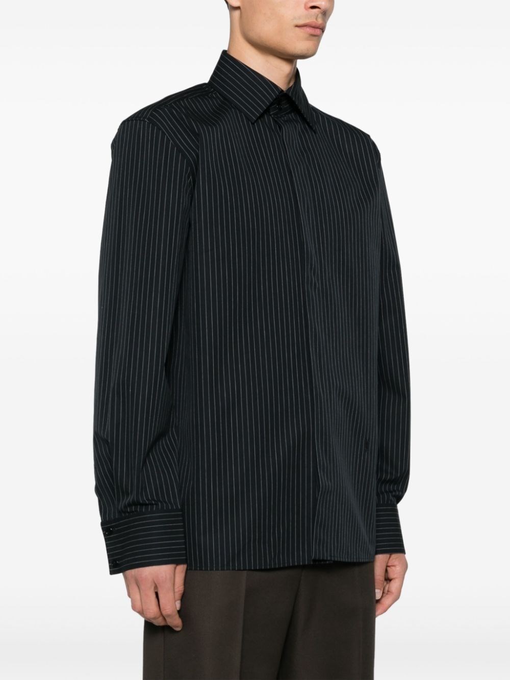 STRIPED POPLIN CASSANDRE SHIRT