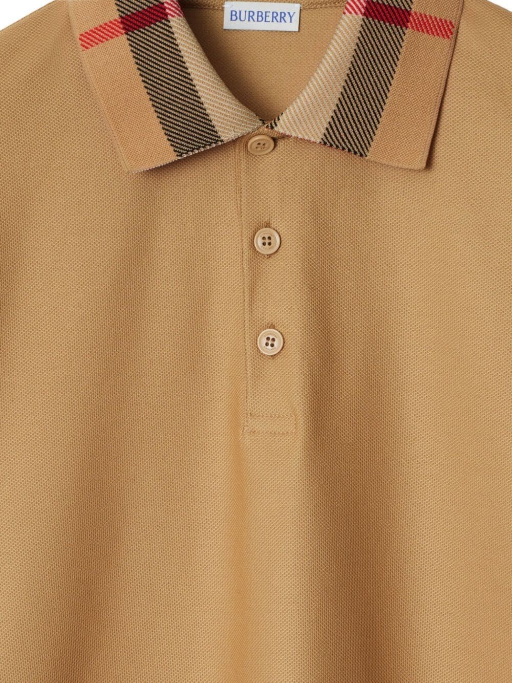 CHECK COLLAR POLO SHIRT