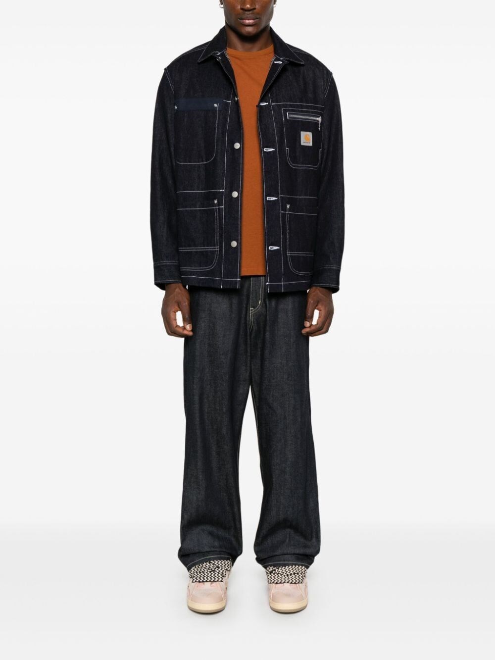 X CARHARTT DENIM WORKWEAR JACKET