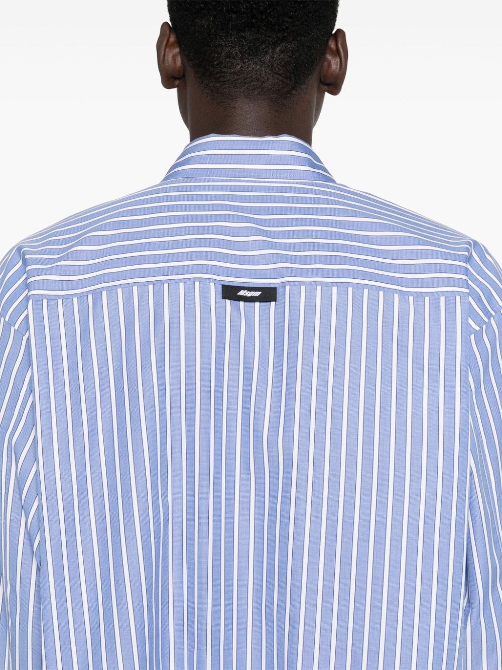 COTTON POPLIN STRIPED SHIRT