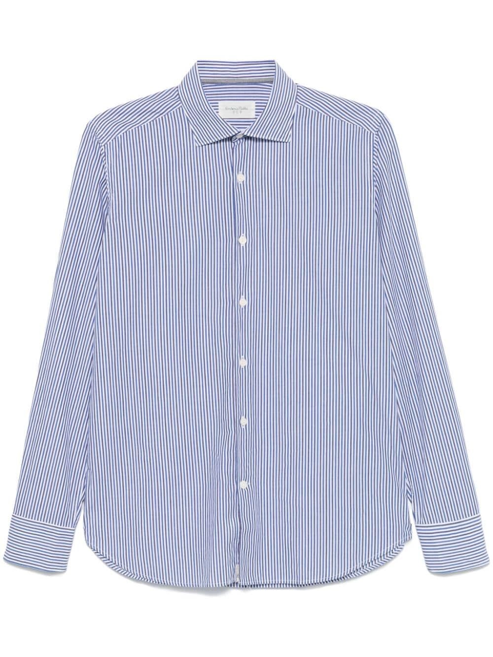 COTTON POPLIN STRIPED SHIRT