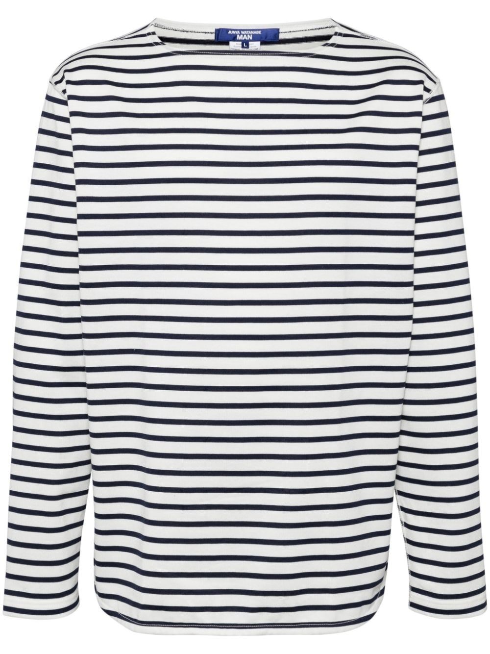 Junya Watanabe Comme Dg Striped Long-sleeved T-shirt In Multicolour