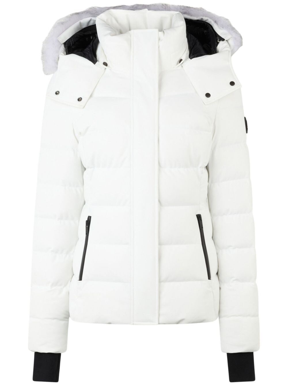 Shop Moose Knuckles Betta Padded Jacket In White