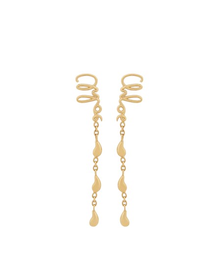 VERSACE｜JEWERLY (LA MEDUSA LOGO DROP EARRINGS (1002273 Versace La medusa logo drop earrings available on Monti