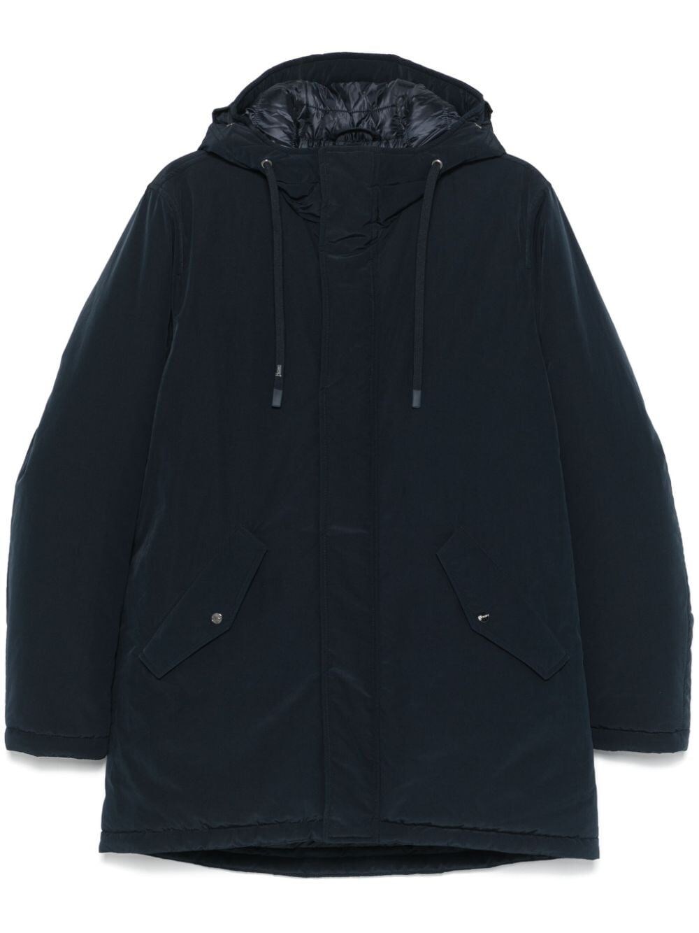 Shop Herno Padded Parka In Blue