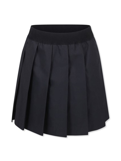 Prada Buckle-fastening pleated wool midi skirt available on