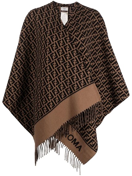 Fendi 超軽量ウールffショール available on Monti Boutique - 67348