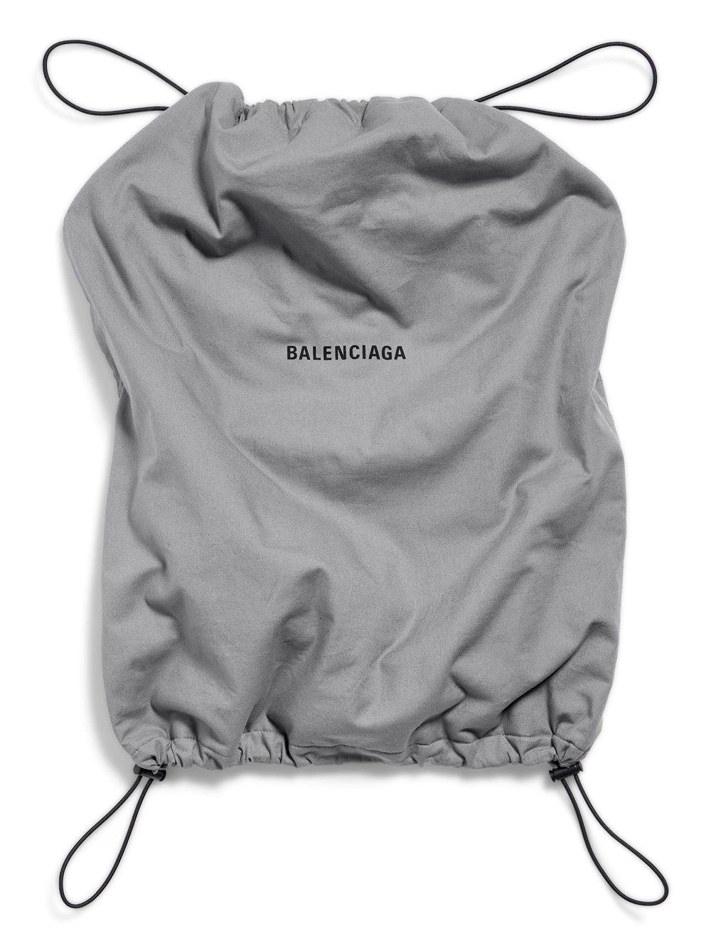 Shop Balenciaga Shoe Bag Top In Grey