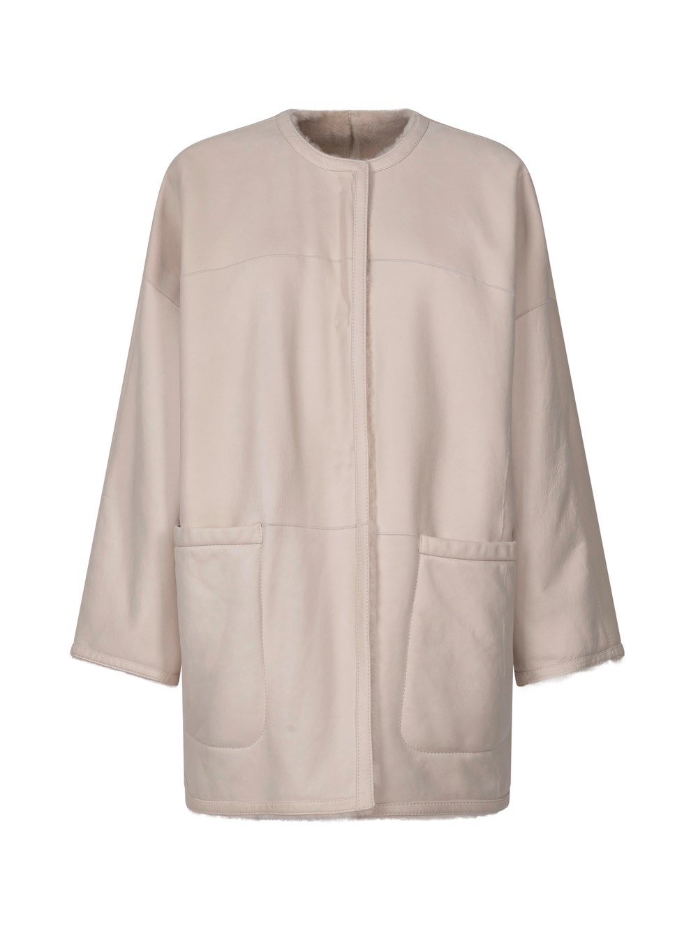 マックスマーラ シアリング リバーシブル コート SANTOS Max Mara Santos リバーシブル ジャケット | ブラウン | FARFETCH JP