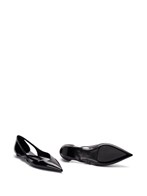 【PRADA】関税込☆カットアウト バレリーナ パンプス ブラック Prada ブラッシュドレザーカットアウトバレリーナ available on