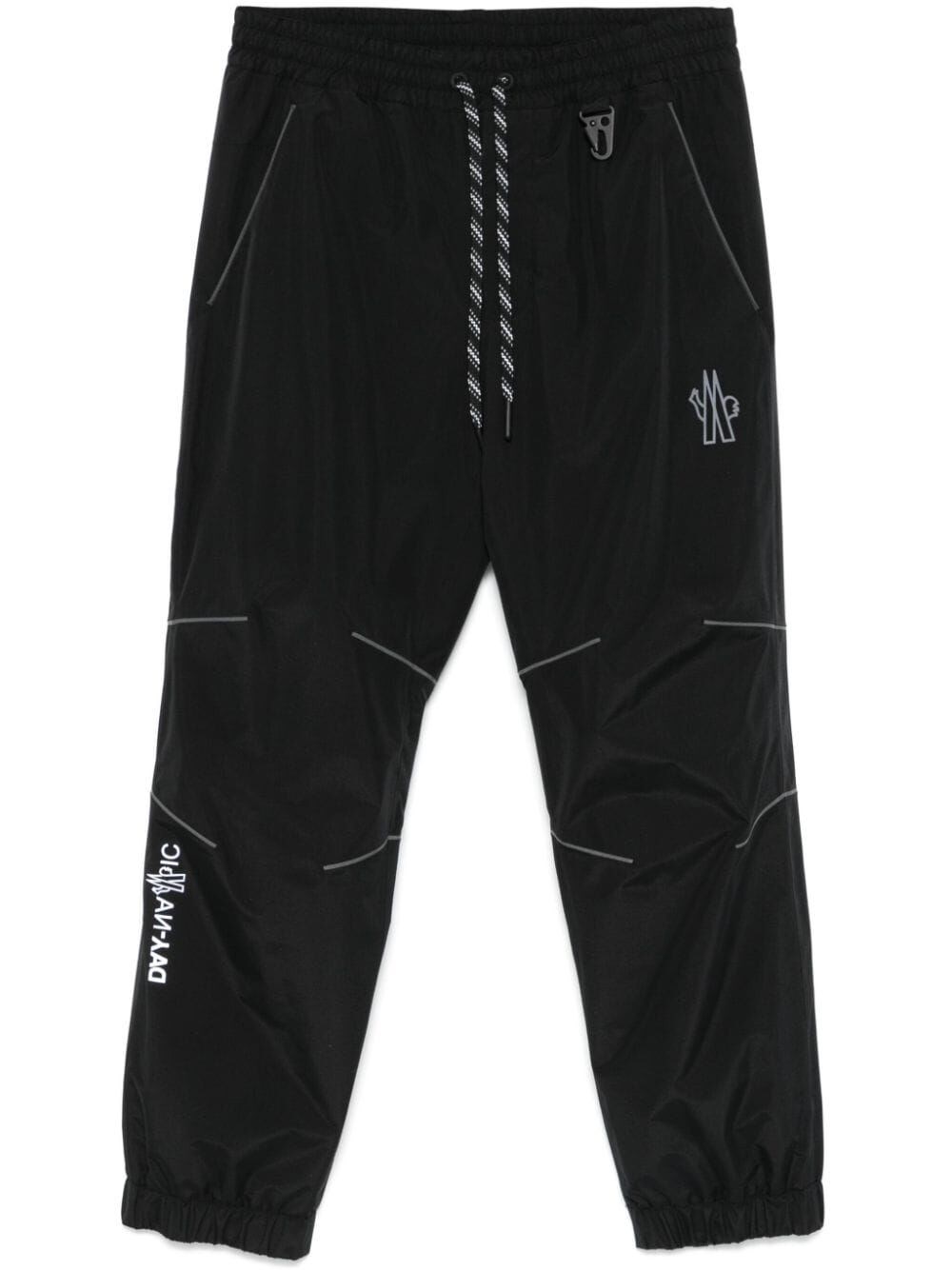 Shop Moncler Gore-tex Jogging Trousers In Black