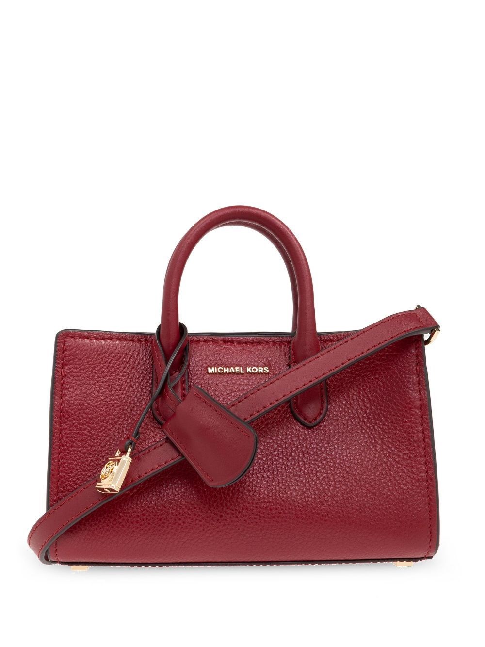 Michael Kors Mk Scarlett Extra-small Crossbody Bag In Red