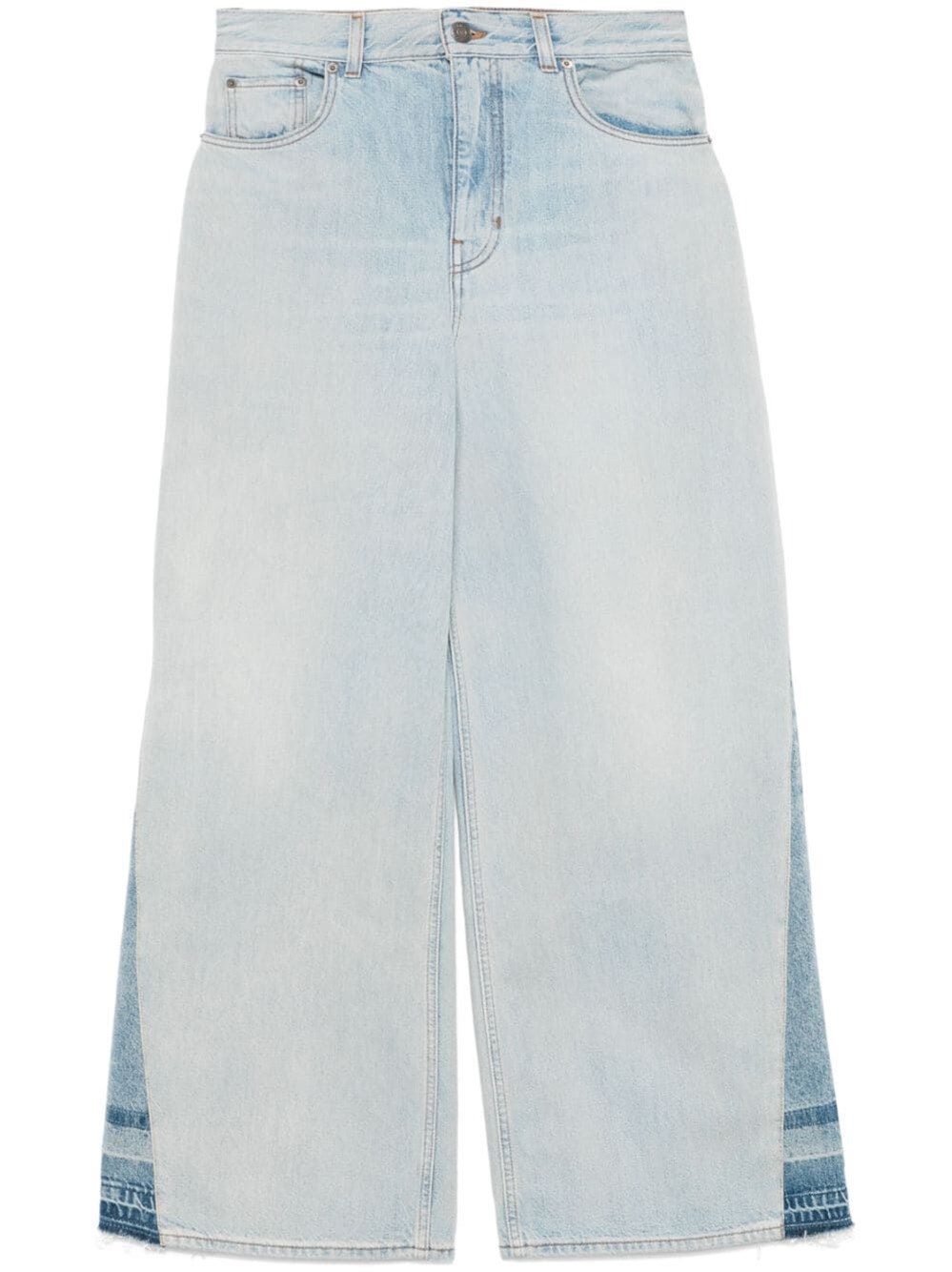 Shop Chloé Wide-leg Palazzo Jeans In Blue