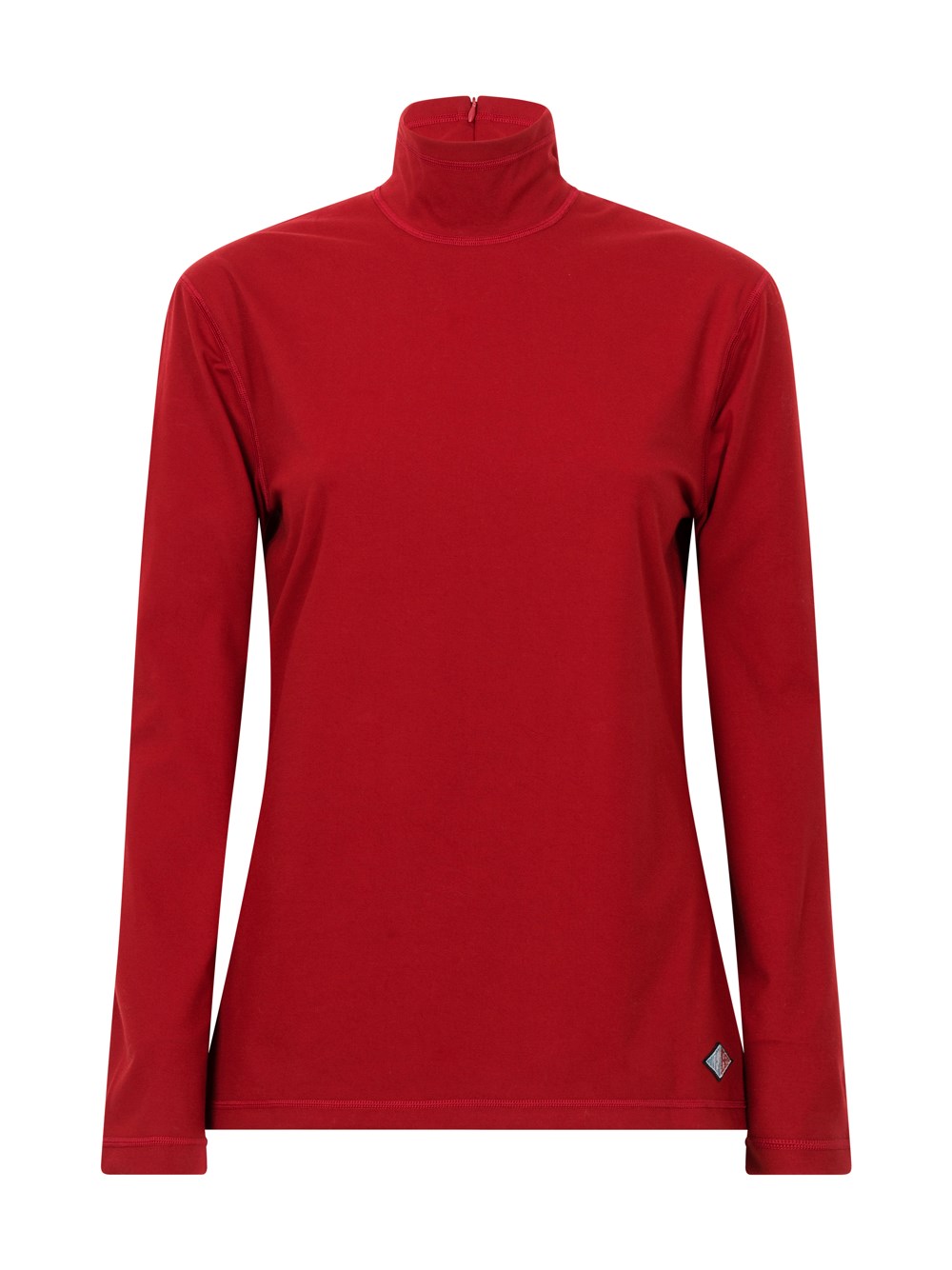 Bottega Veneta Cotton-blend Jersey Turtleneck Top In Red