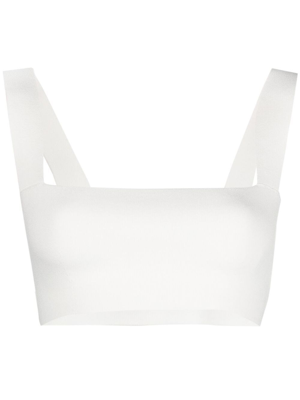 Shop Victoria Beckham Body Strap Bandeau Top In White