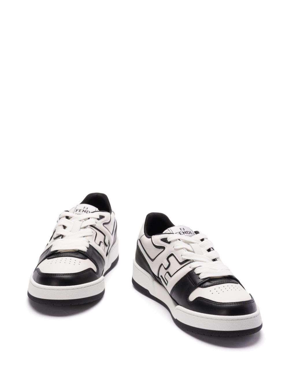 スニーカー FENDI Men Sneakers 7E1643 AOMN F0E7C NERO E BIANCO Black Buy Fendi Match 'White Black' - 7E1643 AOMN F0E7C | GOAT