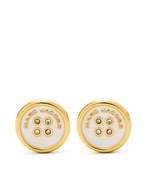 Marc jacobs ボタンスタッドピアス available on Monti Boutique