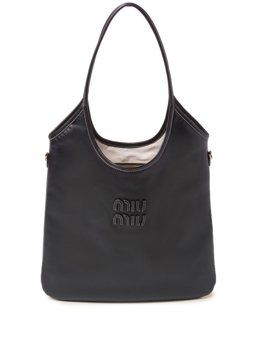 Miu Miu Ivy Leather Shoulder Bag - Image 2