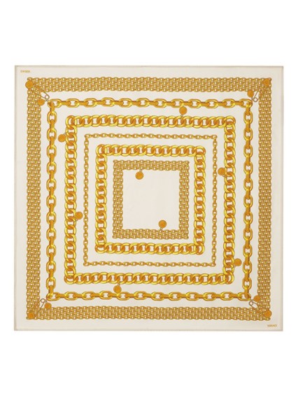 【VERSACE】トレジャーシルクスカーフタイ Versace Versace トレジャーシルクスカーフタイ available on