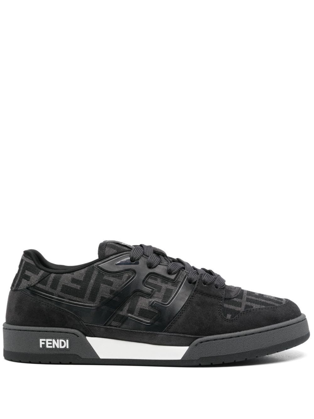 Fendi Men's Black Fw25 Match Trainers 'Black' 7E1688aq6if1r71 - Image 4