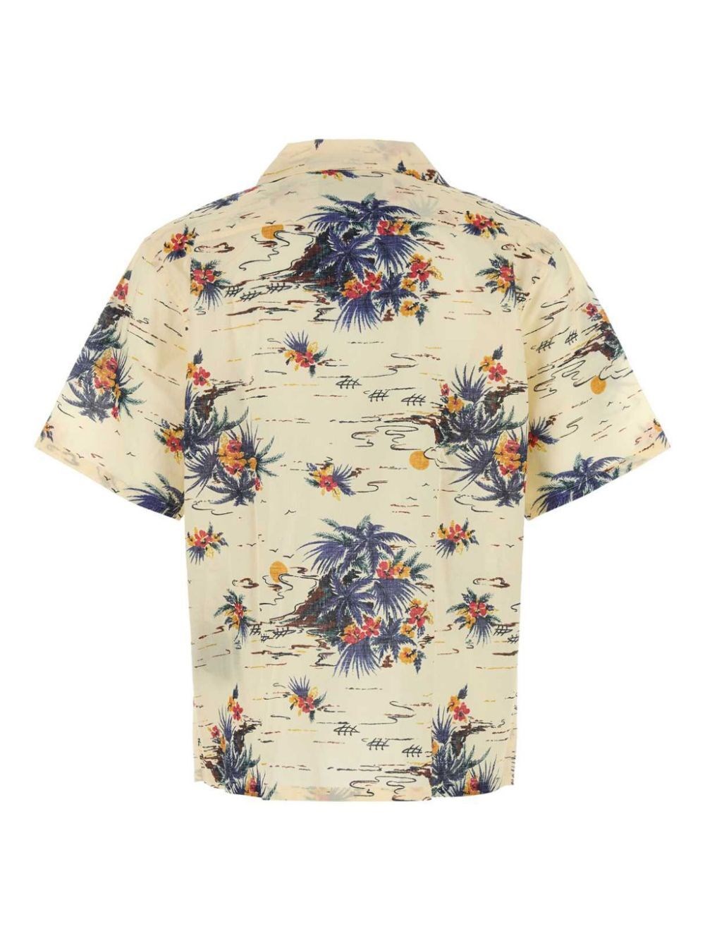 【関税込み】prada Batista Triangl' shirt Prada Hawaii batista cotton short-sleeved shirt available on