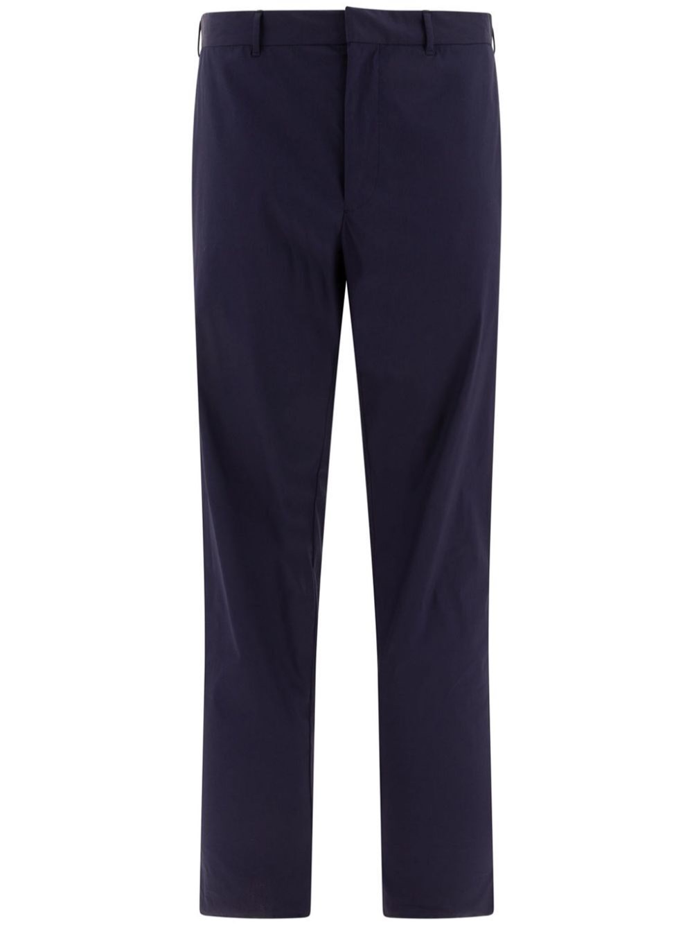 Prada Straight-leg Trousers With Tailored Design In Blue
