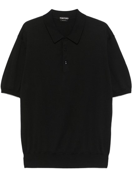 Roberto collina 半袖ニットコットンポロシャツ available on