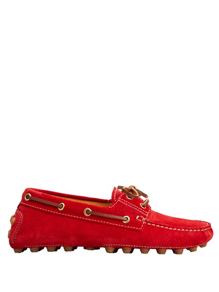 Tod`s Boat gommino bubble suede loafers available on Monti