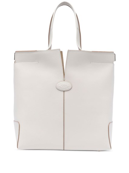 【TOD'S】 Di バッグ レザー ホーボーバッグ スモール Woman ベージュ トッズ マゼンタ バッグ レザー フラップ バッグ