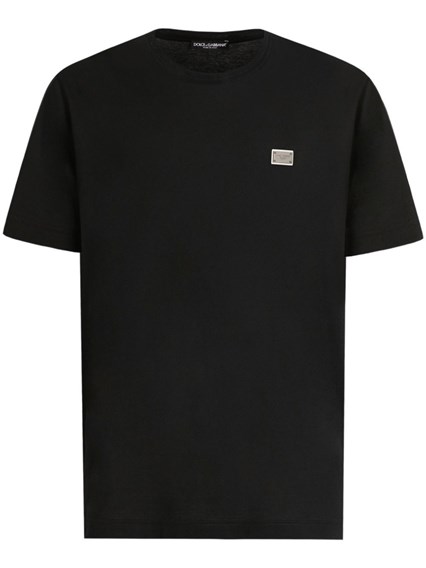 【DOLCE&GABBANA】メタルタグ付き コットンTシャツ 3色展開 DOLCE&GABBANA】メタルタグ付き コットンTシャツ 3色展開 T