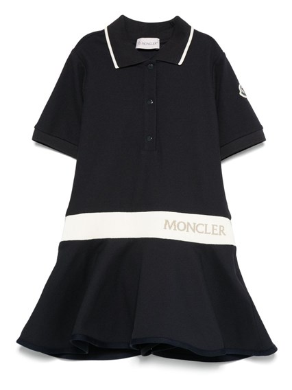 Moncler kids Piqué polo dress available on Monti Boutique