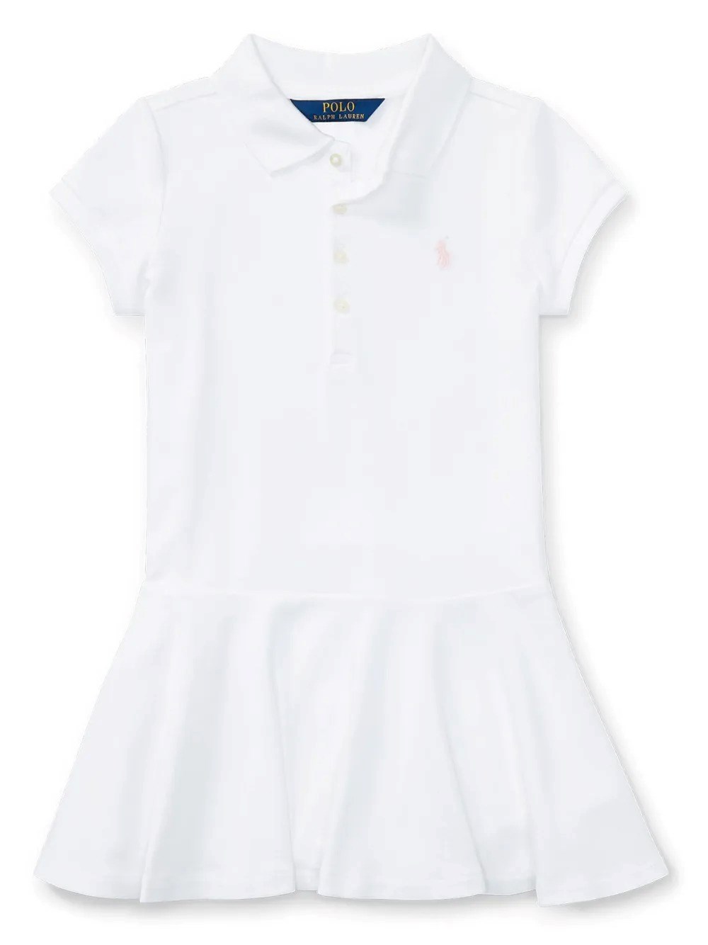 Polo Ralph Lauren Toddler Girls Cotton Jersey T-shirt Dress In White