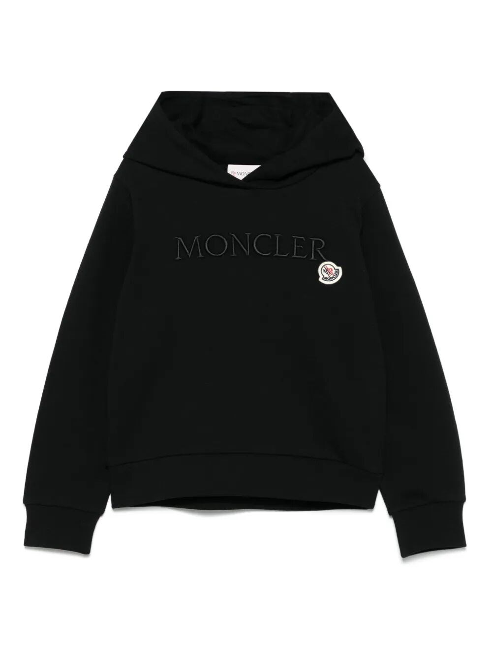 Moncler Hooded Sweater In Black