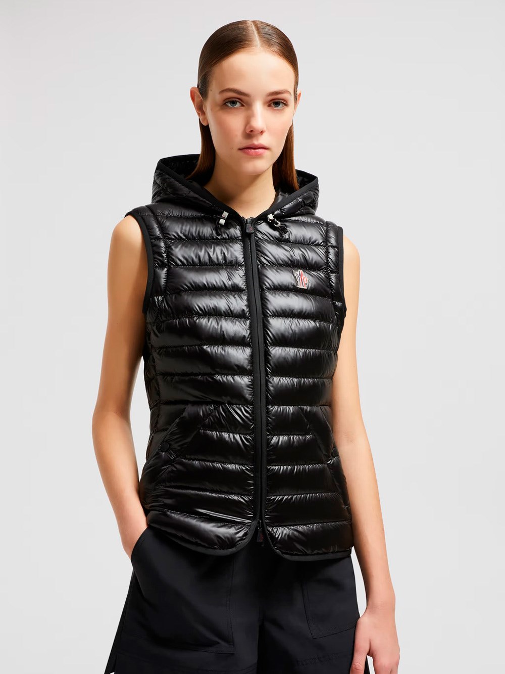 Moncler Grenoble karura 2-in-1 hooded short down jacket