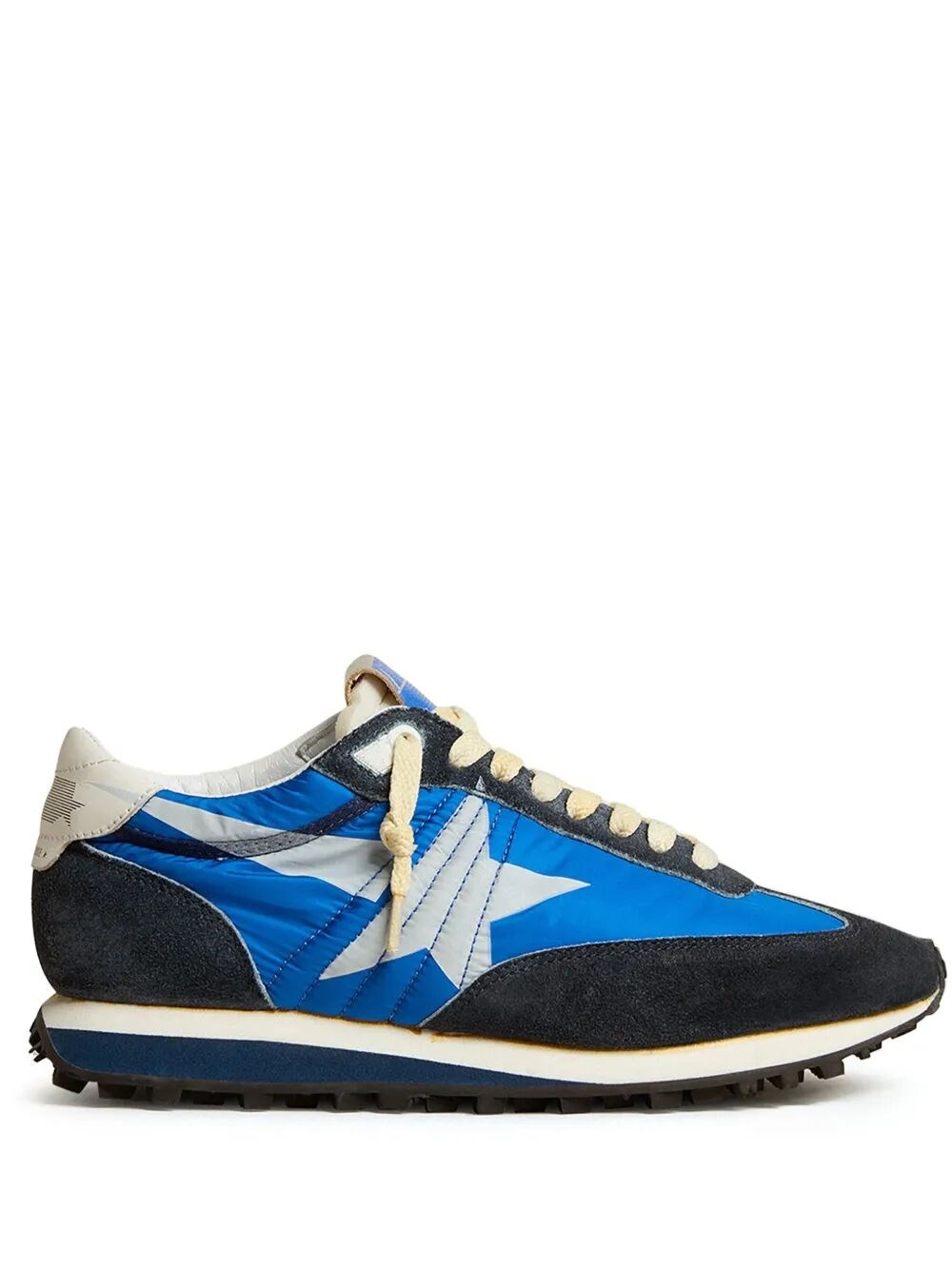 Golden Goose Deluxe Brand Running Marathon Nylon Upper Suede Sneakers In Blue