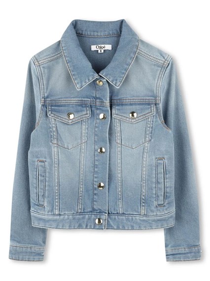 Isabel marant Pimia denim and faux fur jacket available on