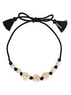 【関税＆送料込み】Saint Laurent Charm-Detail Chord Necklac Saint Laurent Cord Necklace (All New In) IFCHIC.COM