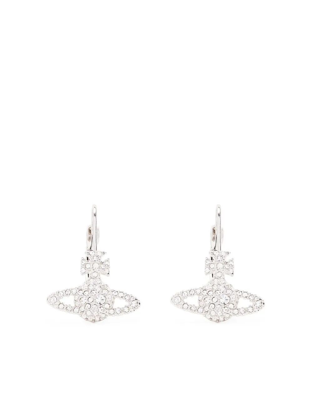 Vivienne Westwood Women's Metallic Grace Orb Crystal Drop Earrings