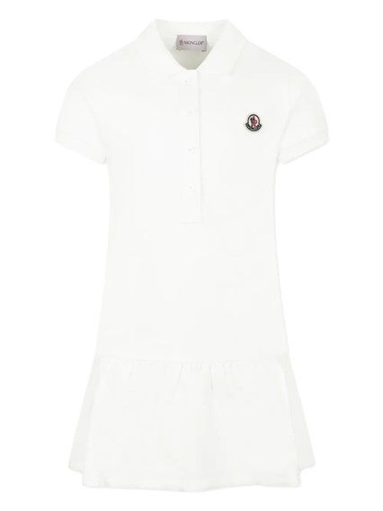 大人もOK モンクレール MONCLER コットンピケ 半袖 ポロドレス MONCLER モンクレール ポロシャツ レディース 半袖 コットン
