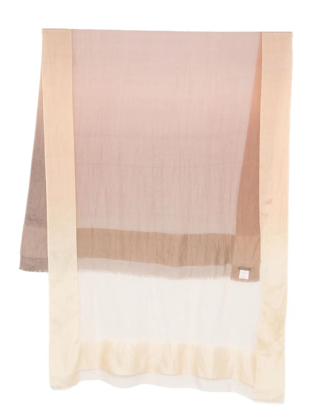 Faliero Sarti Degrade Silk Scarf Accessories In Nude & Neutrals