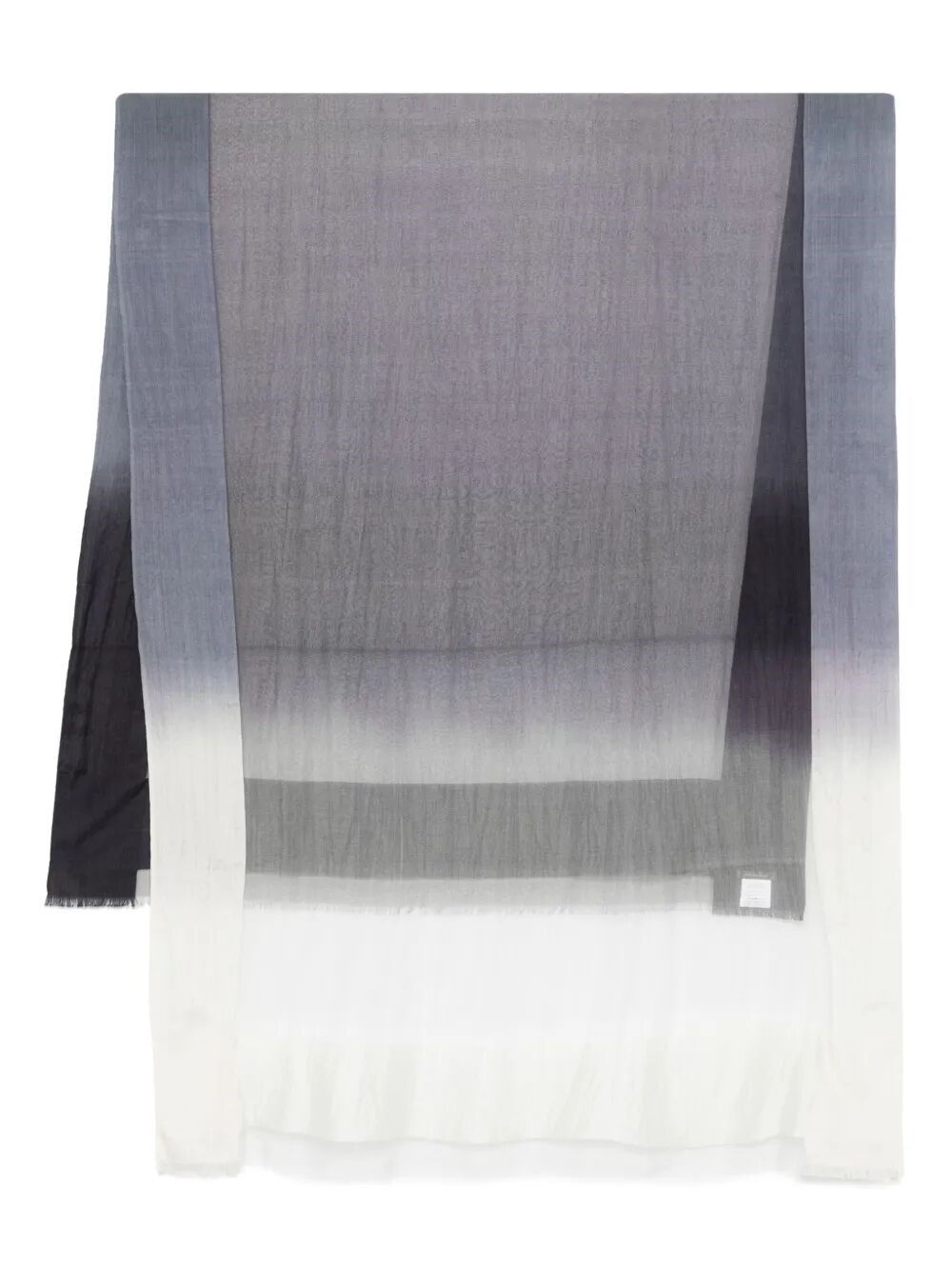 Faliero Sarti Degrade Silk Scarf Accessories In Grey
