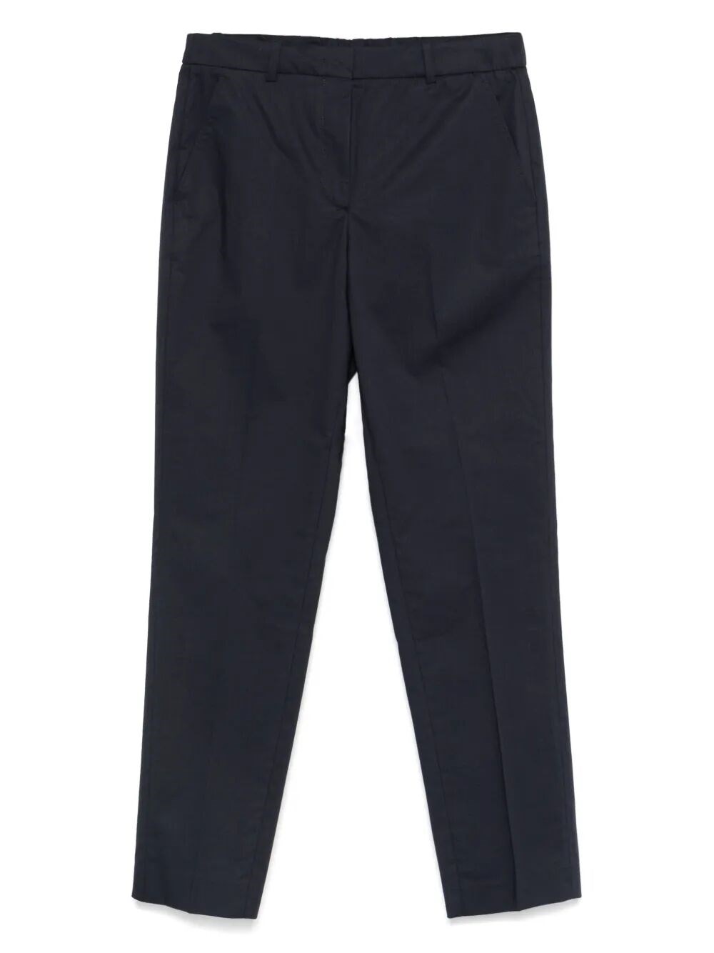 Incotex Trousers With Back Pockets And Belt Loops In Blue