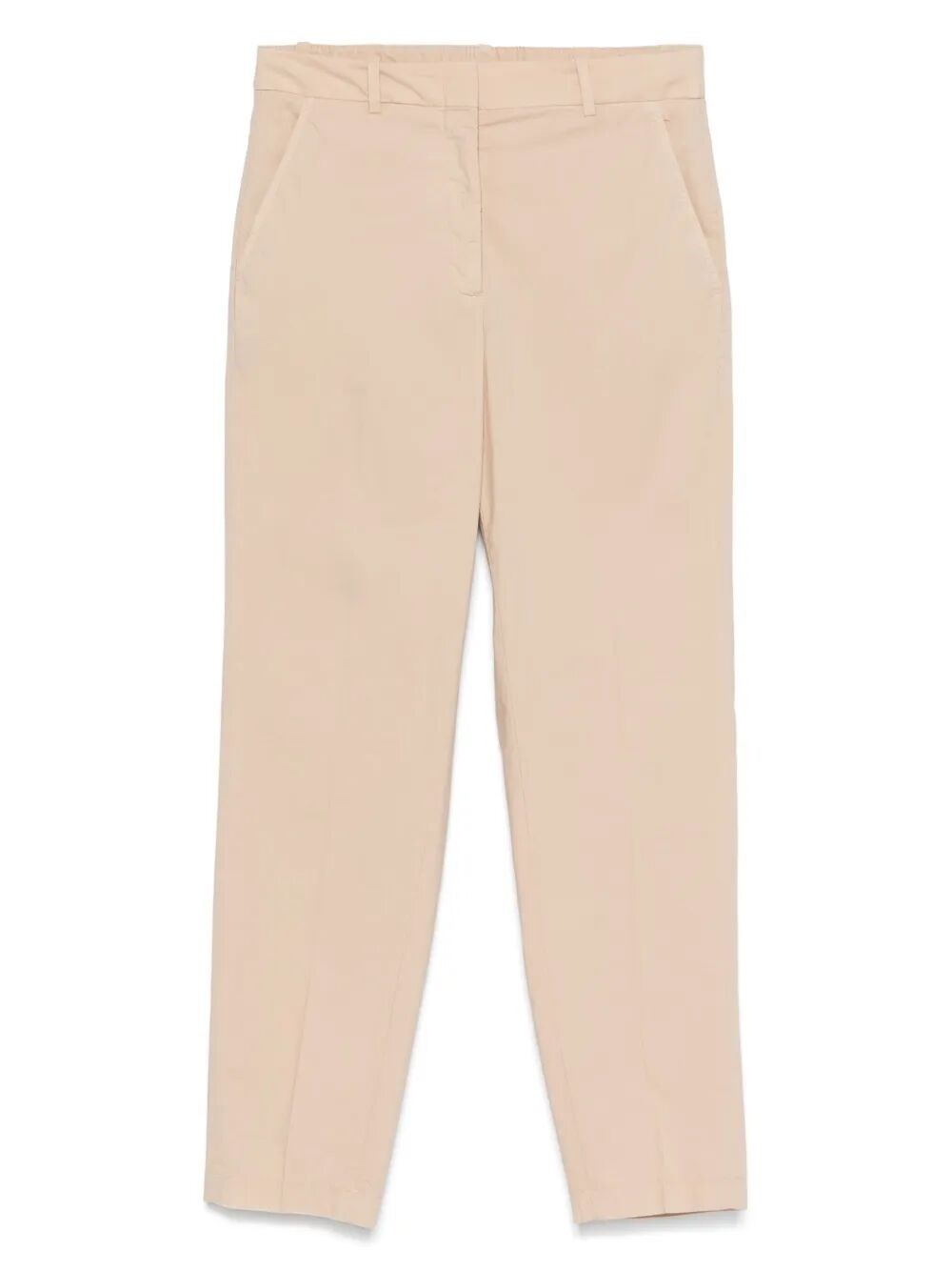 Incotex Trousers With Belt Loops And Pockets In Nude & Neutrals