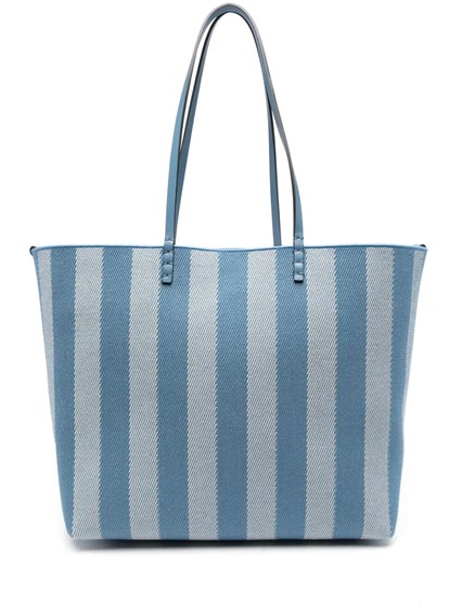 Fendi Ff raffia crochet roll large shopper available on