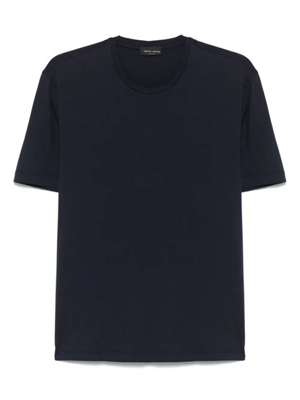 【MONCLER】メンズ T-shirt in maglia di cotone e seta Tシャツ Moncler T-shirt in maglia di cotone e seta su Monti Boutique