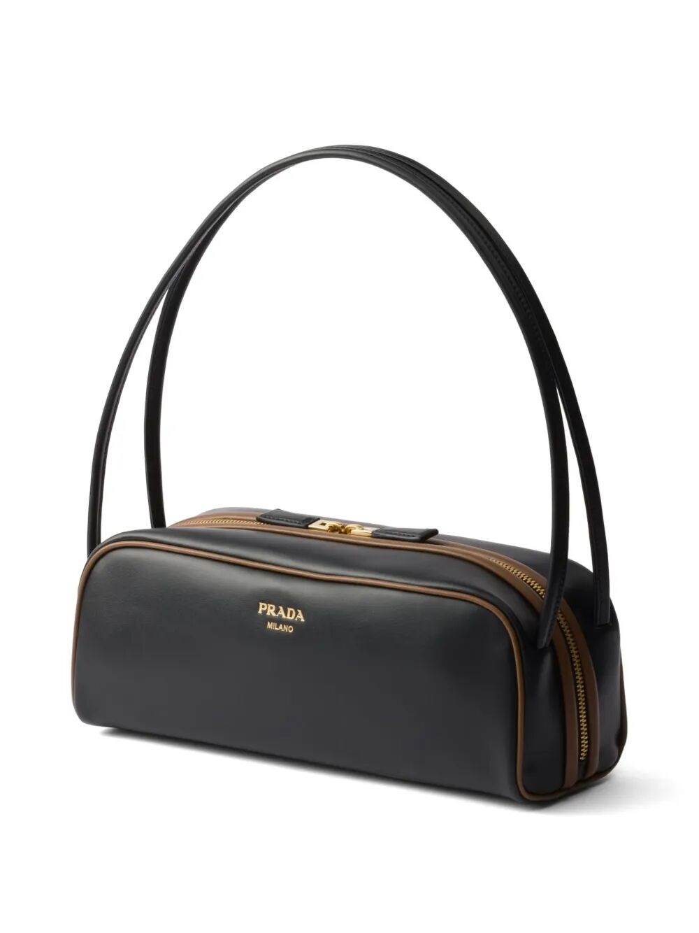 関税込 PRADA スイング スムースレザー ショルダーバッグ 注目の新作♪【PRADA】スイング スムースレザーショルダーバッグ