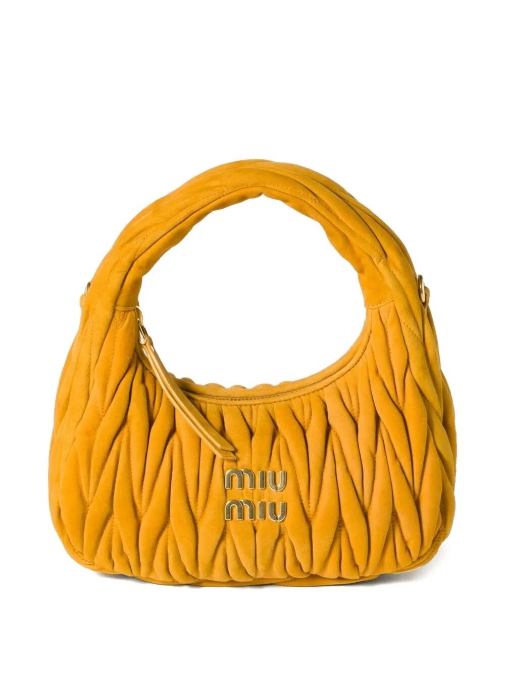 Miu Miu Women's Wander Shoulder Bag In Yellow & Orange